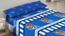 Parure de lit Real Sociedad lit 135 cm en coton de qualité supérieure