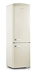 SEVERIN RKG 8919 - Frigorifero retrò con applicazioni cromate, illuminazione a LED, 1-7°C, volume netto 244 l, solo 39 dB, crema, RKG 8919 [EEK D]