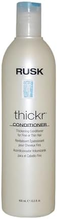 RUSK Designer Collection Thicker Thickening Conditioner for Fine or Thin Hair, Daily-Use to Strengthen and Repair, Gives Full-Bodied Appearance, 13.5 oz