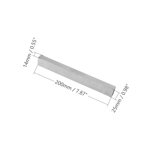 Utoolmart Fresa de Corte HSS 14x25x200mm miniatura 2