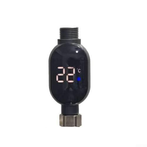 NbgrvB Termómetro digital de agua para ducha con pantalla LED de temperatura indicador