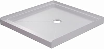 PROFLO PFSBA3636 Hammond 36" x 36" Square Shower Base with Single Threshold and Center Drain - White