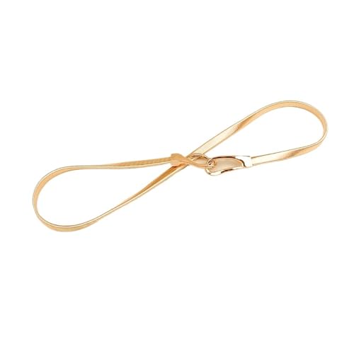 Women's Metal Spring Waist Chain Fashion Dress Double Buckle Elastic Chain Small Belt3