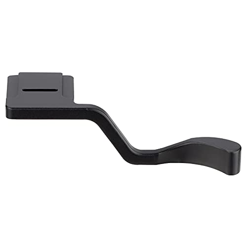 AKIROOD サムグリップ Fuji XS20 富士フィルム X-S10 ミラーレスカメラボディ XS10 xs-20 デラックスメタルアップサムレストサポート-ブラック