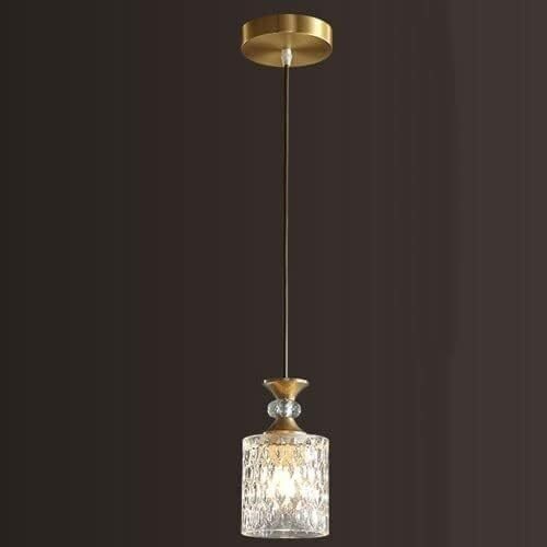 Suspension en verre blanc et laiton pour éclairage de plafond chic