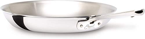 Emeril by All-Clad E98307 PRO-CLAD Tri-Ply Stainless Steel Fry Pan Cookware, 12-Inch, Sliver