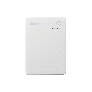 Canon SELPHY QX20 Portable Printer: for Wi-Fi printing directly from your smartphone or tablet. Heat Sublimation: 2 sizes of adhesive printing and USB-C charging - white