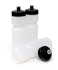Clear Frost Bottle/Black Lid