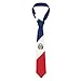 AKMCBSH Fashion Flag of Dominican Tie Comfortable Soft Novelty Necktie Unisex Neck Ties for Weddings Party Father's Day Birthday Gift