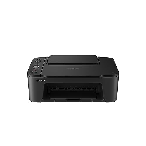 Canon Farbtintenstrahldrucker PIXMA TS3450 Multifunktionsgerät DIN A4 (Scanner, Kopierer, Drucker, 4800 x 1200 DPI, LCD, WLAN, USB, Apple AirPrint, PIXMA Cloud Link, Duplexdruck), schwarz