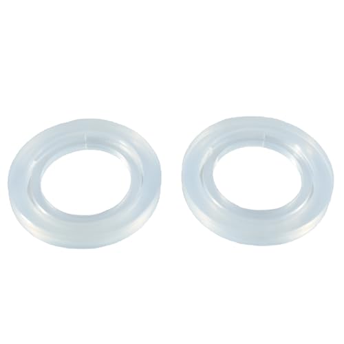 A Variety of Spare Parts and Accessories for Whipped Cream Dispenser - Head Rubber Gasket- Rubber. (Clear) (2)