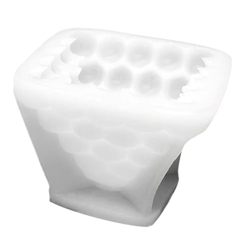 Hemobllo Molde de Silicona para Velas Artesanales Diseño Creativo Resistente Molde Multipropósito para Manualidades Decoración DIY Fácil de Limpiar para Jabón y Cera