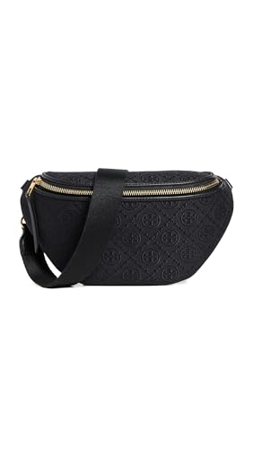 Tory Burch Womens T Monogram Belt Bag Black One Size