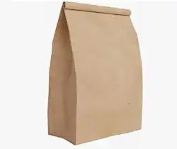 Saco Semi Kraft SOS, 3kg, 100 Unidades, 12x26x9cm, Embalagem Resistente, Branco