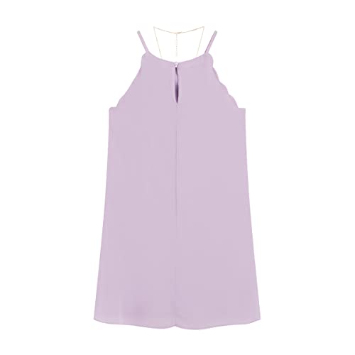 Amy Byer Girls' Sleeveless Scalloped Edge Shift Dress2