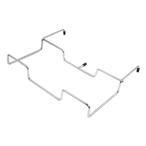 VANZACK Soporte de Bolsas de Acero Inoxidable Resistente Plegable para Camping y Cocina Portabolsas Colgante Duradero Fácil de Limpiar y Orden