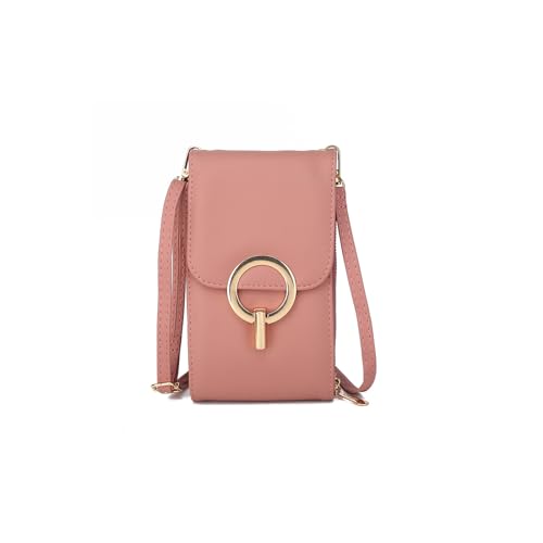 Sac d'épaule fille rose lotus avec portefeuille intégré mode