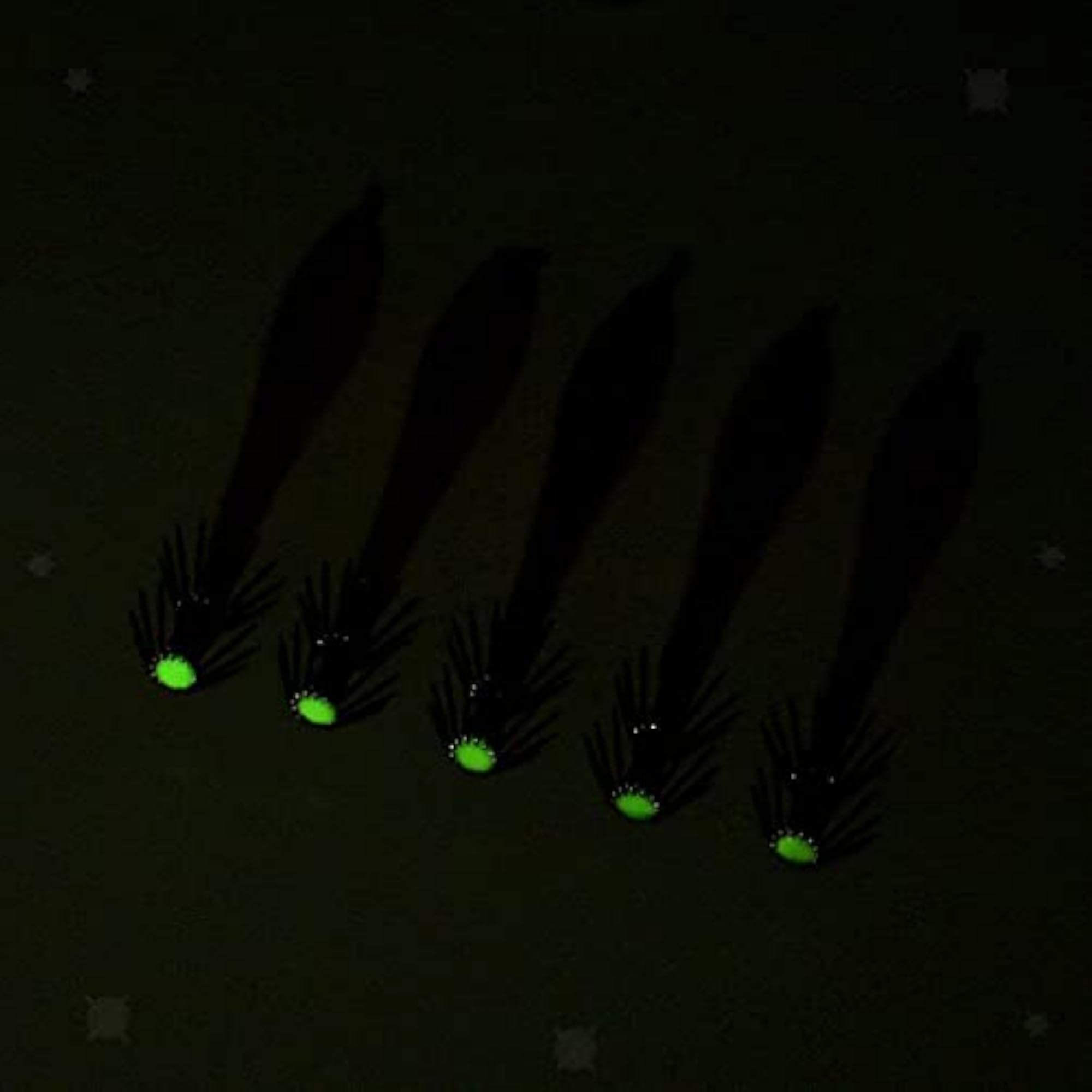 Imported 15Pcs Fishing Squid Jig Hook Tackle Set