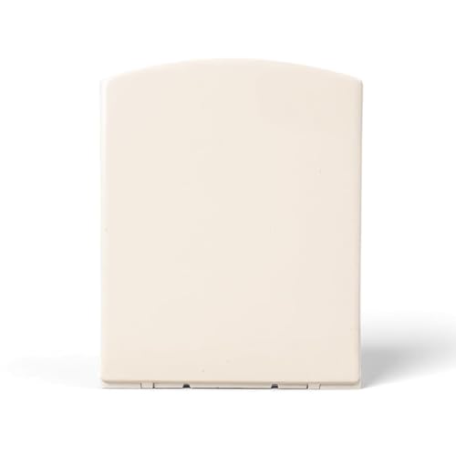 Image of ELEGANT CASA Polypropylene Soft Closing Toilet Seat Cover with Stable Hinges - Rectangular Shape Size 43 x 34 CM Colour Glossy Off-White /Ivory - 1 Set