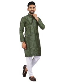 Men’s Sequence Embroidery Kurta Men-image-9