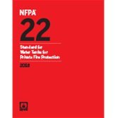 Paperback NFPA 22: Standard for Water Tanks for Private Fire Protection Book