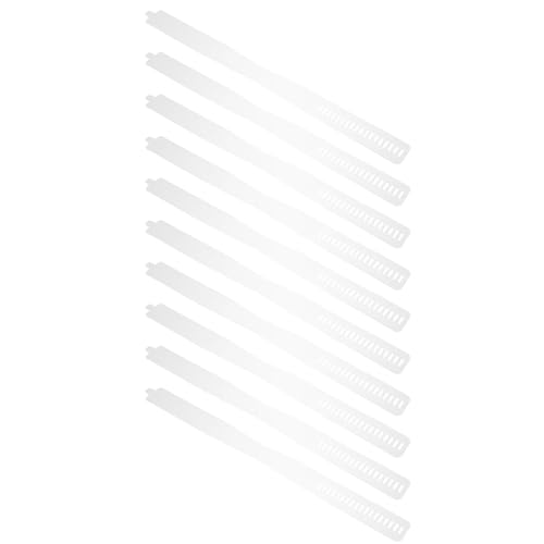 Bandes de col plastique transparent réutilisables Abaodam pour rigidifier les cols de blouse