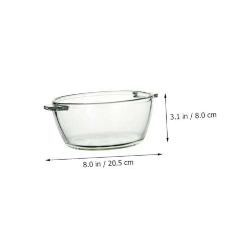 Saladier multifonction grand format en verre résistant de table
