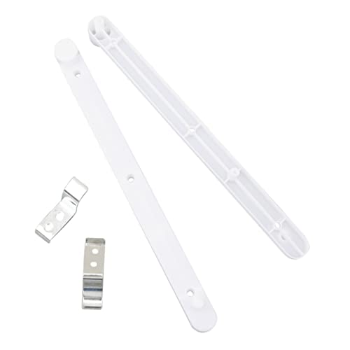 LIFKOME 1Set Concealed Flip Up Door Guide Track Buffer Slide Bracket for Cabinets Durable and Material Smooth Sliding Performance Easy Installation for Hidden