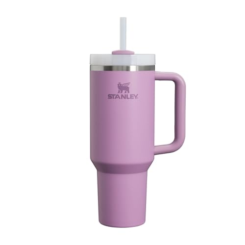 STANLEY 1913 Quencher H2.0 Flowstate Tumbler 1.2L - Cold for 11 Hours - Iced for 48 Hours - Metal Water Bottle with Straw, Handle and Lid - Dishwasher Safe - Travel Mug for Cold Drinks - Lilac