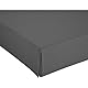 ECOMMERC3 Canape-Überzug für Betten mit 140 cm Breite, Bettgröße 140 x 190/200 cm, grau, Passform rutschfest und atmungsaktiv, 100% Made in Spain