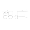 willochra Fashion Oversized Square Women Sunglasse... #4