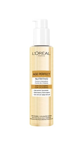 L'Oréal Paris Age Perfect Reinigungscreme mit Kollagen und Glycerin für reife Haut