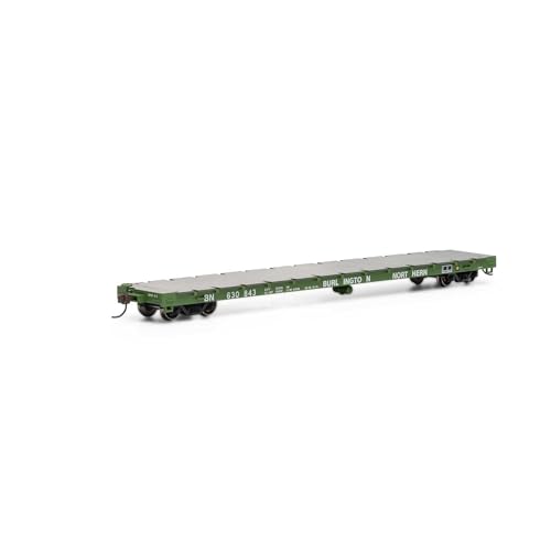 Athearn HO RTR 60' Flat BN #630843 ATH92673 HO Rolling Stock