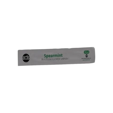 House Brand Dentistry 102063 Dental Fluoride Varnish Spearmint 50/Pk 0.40 mL Cover