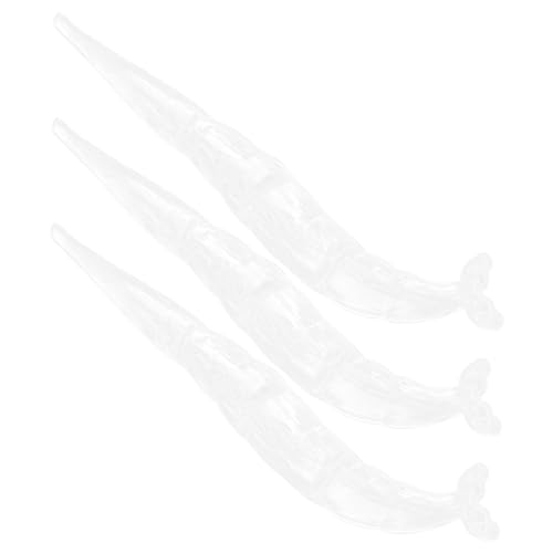 Holibanna 3 Pezzi Sbucciatore per Gamberetti Trasparente Utensili per Pulizia e Sgusciatura Crostacei Design Ergonomico e Multi per Cucina