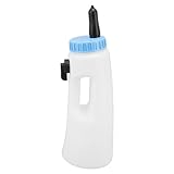 Bien fait : la bouteille de lait verticale pour veaux adopte une poignée épaisse, un design humanisé et une capacité de 2,5 L, ce qui est suffisant pour répondre à la consommation quotidienne des veaux et offre une méthode d'alimentation très pratique et rapide.