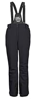 killtec Damen Skihose/Funktionshose mit abnehmbaren Trägern, Kantenschutz und Schneefang KSW 249 WMN SKI PNTS_ERIELLE, schwarz, 42, 43428-000