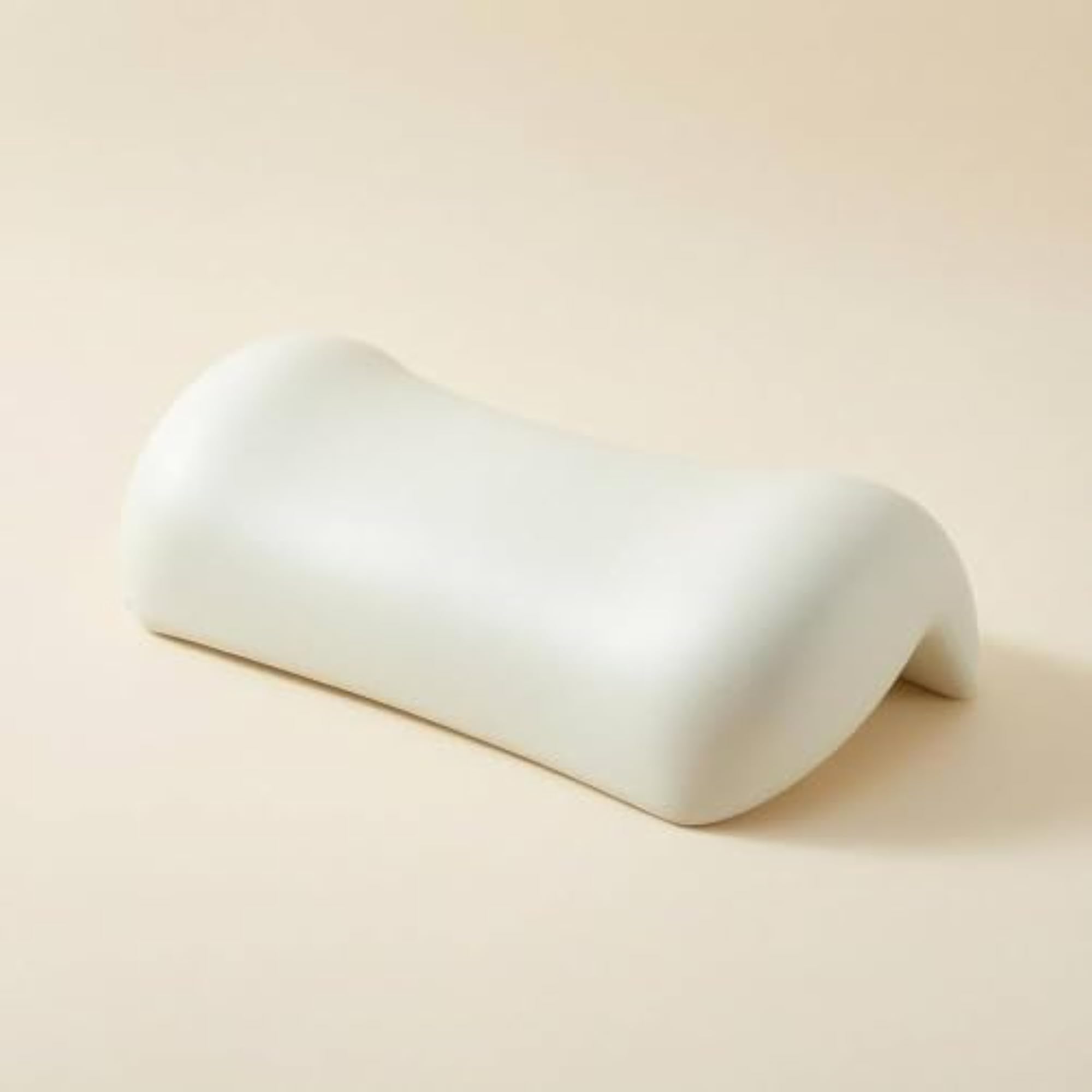 Recessed Underside Bath Tub Headrest Pillow