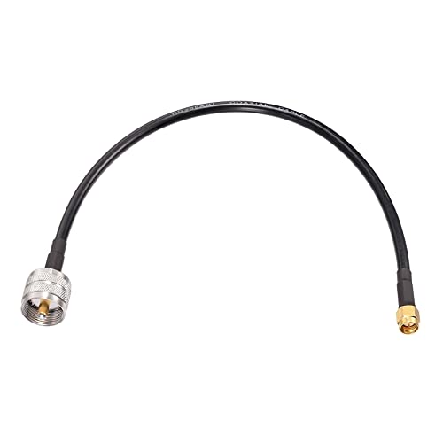 Cable adaptador Superbat SMA a PL259 RG58 12 pulgadas miniatura 2