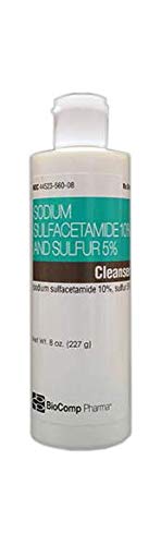 SODIUM SULFACETAMIDE - SULFUR 10 % - 5 % CLNSR