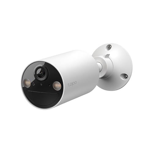 TP-Link Tapo Wire-Free Outdoor 2K Security Camera, 1-6 Months Battery Life, Smart Person and Motion Detection, SD/Cloud Storage, Spotlight Color Night Vision, No Hub Needed (Tapo C410) by Tapo - Used condition - CA$53.57