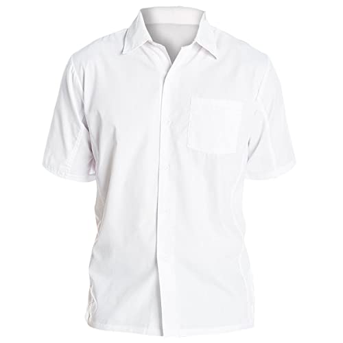 Chemise de cuisine respirante Dickies blanche homme taille M anti-chaleur