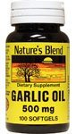 Nature's Blend Garlic Oil 500 mg 100 Softgels (Pack of 2)