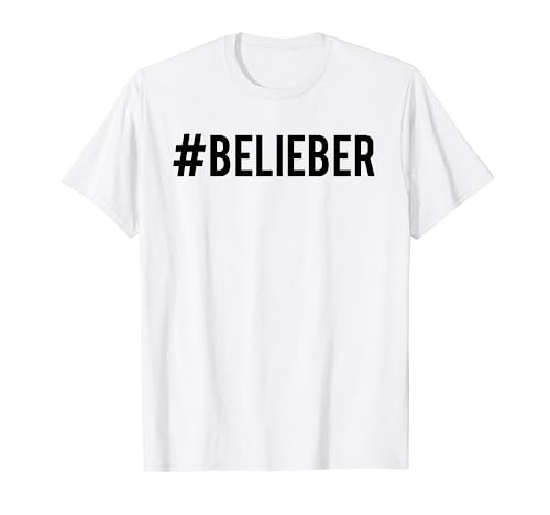 Justin Bieber Hashtag officiel #Belieber T-Shirt