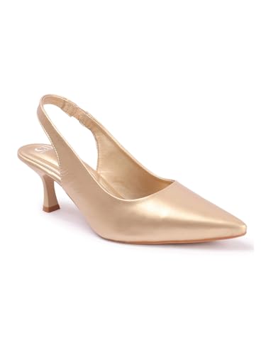 Image of Carlton London Women Stylish Backstap Sandal for Casual Wear, Party and Formal Wear with Stiletto Heels