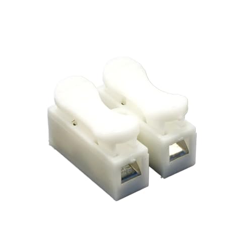 Conector de cable sin tornillo y bloque de terminales con abrazadera de resorte 20Uds 6