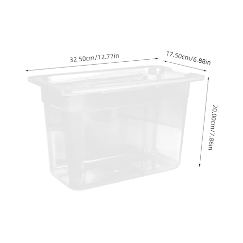 Olla de cocción lenta para sous-vide WOONEKY recipiente transparente de cocina 6L 3