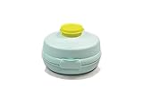 Original Tupperware Tupperware to Go Hamburger Box 1 L mit Dip-Dose himmelblau Limette Lunchbox Brötchen