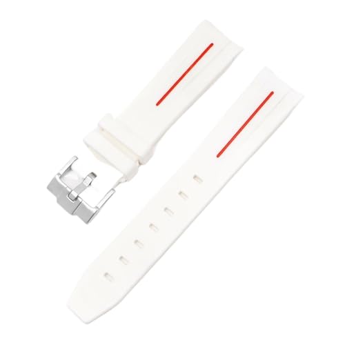 Bracelet en caoutchouc 20mm 21mm 22mm étanche en TPU avec boucle acier