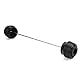 Radgabel Vorderachse Motorrad Zubehör für ZONTES Shengshi 368G 368G 368 G/D/E/M 2024 2025 310T 310R/X/V 350T 350E 350 D/M 703F Kollisionsschutz Dekorative Achsabdeckungen (Schwarz)
